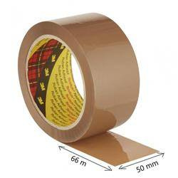 TAŚMA PAKOWA 50MMX60M 3M SCOTCH® 309 BRW BRĄZOWA