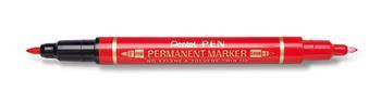FOLIOPIS DWUSTRONNY PENTEL N75W-B CZERWONY 0.3/0.6