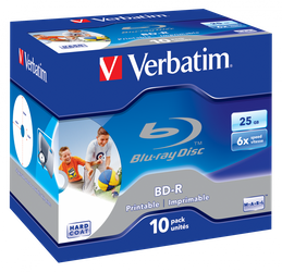 PŁYTA BD-R 25GB 6X VERBATIM 43713 JEWEL 10 SZT.
