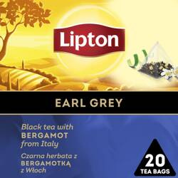 HERBATA CZARNA EARL GRAY PIRAMIDKI LIPTON 20 TOREBEK