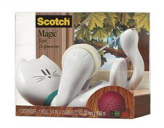 PODAJNIK DO TAŚMY 19MM 3M SCOTCH® W KSZTAŁCIE KOTKA C39 KITTY + TAŚMA