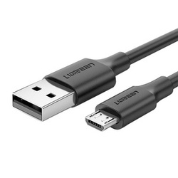 Kabel USB do Micro USB UGREEN  US289 QC 3.0 2.4A 0.25m (czarny)