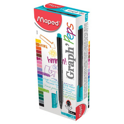 CIENKOPIS MAPED GRAPH PEPS TURKUSOWY 0.4MM