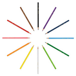 KREDKI OŁÓWKOWE BIC KIDS AQUACOULEUR 8575614 MIX*12
