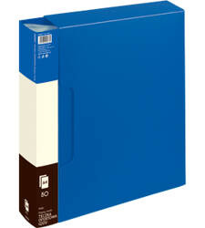 ALBUM OFERTOWY A4 GRAND 9008 120-1203 NIEBIESKI PVC 80 KIESZENI