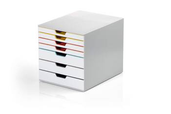 POJEMNIK A4 DURABLE VARICOLOR MIX 762727 WIELOKOLOROWY 7 SZUFLAD