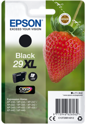 TUSZ ORYGINALNY EPSON T2991 C13T29914012 CZARNY 11,3 ML
