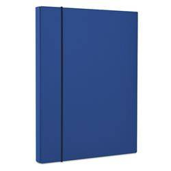 TECZKA Z GUMKĄ A4 OFFICE PRODUCTS GRANATOWA TEKTURA POWLEKANA PP 40MM