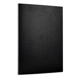 TECZKA NA RZEP A4 OFFICE PRODUCTS CZARNA TEKTURA POWLEKANA PP 15MM