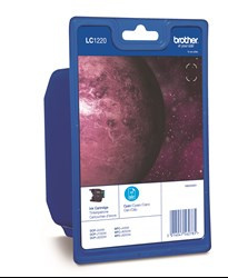TUSZ ORYGINALNY BROTHER LC1220C CYAN 300 STRON
