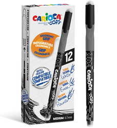 DŁUGOPIS WYMAZYWALNY CARIOCA 43039/01 OOPS 160-2516 CZARNY 0.7MM