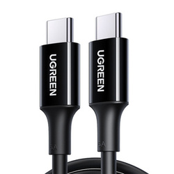 Kabel UGREEN US300 USB-C-USB-C 1m 100W (czarny)