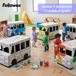 AUTOBUS DO KOLOROWANIA FELLOWES 100130976 ZESTAW 5+1
