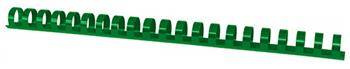 GRZBIET PLASTIKOWY 19MM (165 KARTEK) OFFICE PRODUCTS ZIELONY 100 SZT.