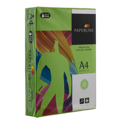 PAPIER KSERO KOLOR A4 PAPERLINE ZIELONY INTENSYWNY 80G 500 ARK