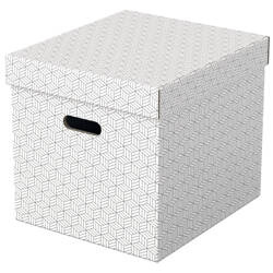 PUDŁO Z POKRYWĄ 320X315X365MM ESSELTE 628288 BIAŁY 3SZT