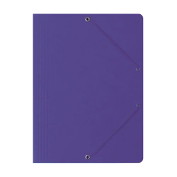 TECZKA Z GUMKĄ A4 BANTEX 400087828 FIOLETOWA PRESZPANOWA
