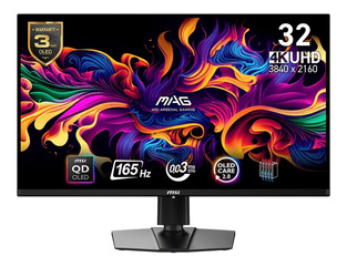 MSI MONITOR MAG 321UP QD-OLED 31.5 CALA UHD/LED/FLAT/165HZ/CZARNY