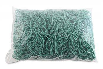 GUMKI RECEPTURKI OFFICE PRODUCTS 80MM 1,5X1,5MM 60% ZIELONE 1KG