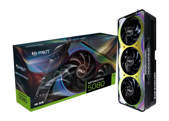 PALIT KARTA GRAFICZNA GEFORCE RTX 5080 GAMEROCK 16GB GDDR7 256BIT 3DP/HDMI