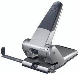 Dziurkacz z ogranicznikiem aluminiowy LEITZ 5180 51800084 srebrny 65 kart