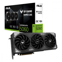 ASUS KARTA GRAFICZNA GEFORCE RTX 5060 TUF GAMING OC 8G GDDR7 128BIT HDMI/3DP