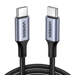 Kabel USB-C do USB-C Ugreen US316, 100W, 5A 0.5m (czarny)