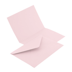 KOPERTA C6 NK EMERSON JASNY RÓŻOWY 114X162/105X148 KOPERTA:130G, KARTECZKA:210G 25 SZT.