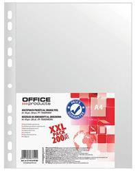 KOSZULKI GROSZKOWE A4 OFFICE PRODUCTS PP 40MIC 200SZT