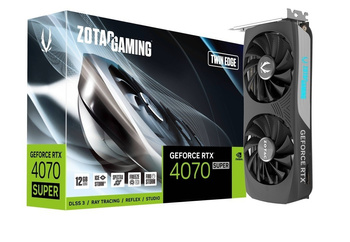 ZOTAC KARTA GRAFICZNA GEFORCE RTX 4070 SUPER TWIN EDGE 12GB GDDRX6 192BIT 3DP