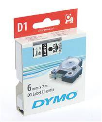 TASIEMKA ORYGINALNA KOLOR NADRUKU: CZARNY/KOLOR TŁA: PRZEZROCZYSTE DYMO S0720770/43610 6MM X 7 M