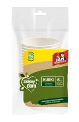 KUBEK JAN NIEZBĘDNY ZIELONY DOM 8571049563 Z TRZCINY CUKROWEJ 250 ML 6 SZT