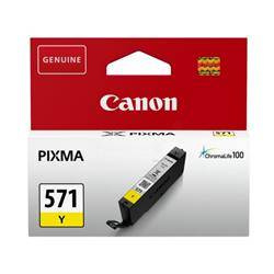 TUSZ ORYGINALNY CANON CLI571Y 0388C001 YELLOW 7 ML
