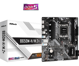 ASROCK PŁYTA GŁÓWNA B650M-H/M.2 + AM5 2DDR5 HDMI/DP MATX