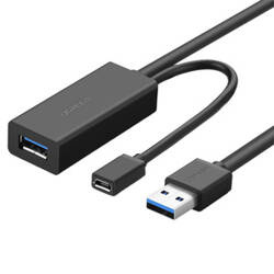 UGREEN PRZEDŁUŻACZ USB 3.O, 10M US175 (CZARNY)