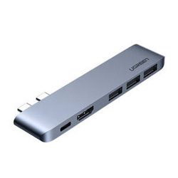 Hub UGREEN CM251 5w1 2x USB-C HDMI 3x USB 3.0