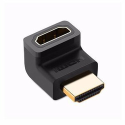 Adapter UGREEN HD112 HDMI-HDMI kątowy (górny)