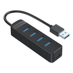 ADAPTER HUB ORICO TWU3 USB DO 4X USB 3.0 (CZARNY)
