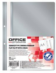 SKOROSZYT WPINANY A4 OFFICE PRODUCTS 2 OTWORY SZARY PP 100/170MIKR