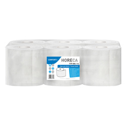 RĘCZNIK PAPIEROWY DWUWARSTWOWY CELULOZOWY HORECA COMFORT+ MAXI TYP 500 BIAŁY 500 LISTKÓW 100M 6 SZT.