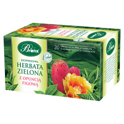 HERBATA ZIELONA Z OPUNCJĄ FIGOWĄ BIFIX PREMIUM 20 TOREBEK