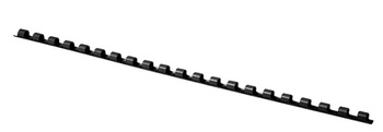 GRZBIET PLASTIKOWY 6MM (25 KARTEK) OFFICE PRODUCTS CZARNY 100 SZT.