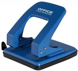 DZIURKACZ METALOWY OFFICE PRODUCTS NIEBIESKI 40 KART