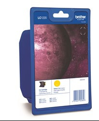 TUSZ ORYGINALNY BROTHER LC1220Y YELLOW 300 STRON