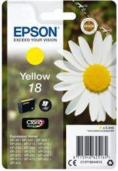 TUSZ ORYGINALNY EPSON T1804 C13T18044012 YELLOW 3,3 ML