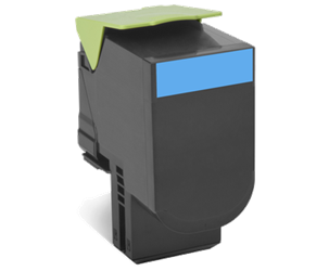 TONER ORYGINALNY LEXMARK 80C2XC0 CYAN 4000 STRON