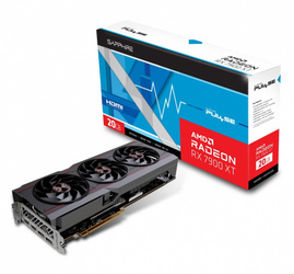 SAPPHIRE TECHNOLOGY KARTA GRAFICZNA RADEON RX 7900 XT PULSE 20GB GDDR6 320BIT 2DP/2HDMI