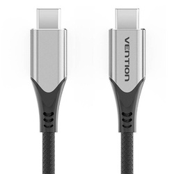 Kabel USB Vention TAAHG USB-C do USB-C 60W 1,5m  (szary)