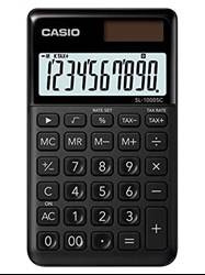 KALKULATOR KIESZONKOWY 118,5X70X8,5MM CASIO SL-1000SC-BK BOX CZARNY SOLARNE+BATERIA LR1130