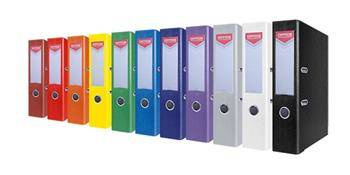 SEGREGATOR A4 PP OFFICE PRODUCTS OFFICER Z SZYNĄ 75MM GRANATOWY